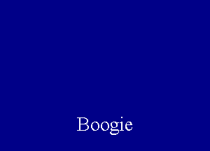 Boogie