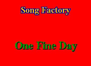Song Factory