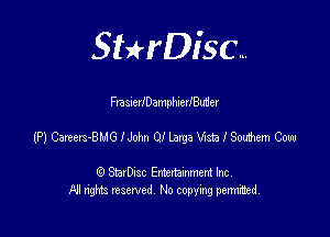 SHrDisc...

anerlDamphierlBtmer

(PJCareem-BMGIJanllazgaMshlSacrmCom

(9 StarDIsc Entertaxnment Inc.
NI rights reserved No copying pennithed.