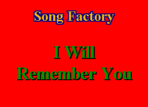 Song Factory