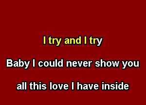 ltryandltry

Baby I could never show you

all this love I have inside