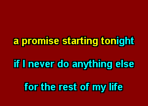 a promise starting tonight

if I never do anything else

for the rest of my life