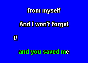 on the way down

I saw you

and you saved me