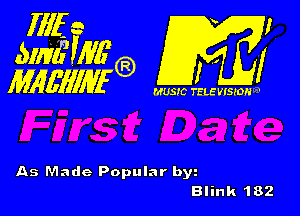As Made Popular bw
Blink 182