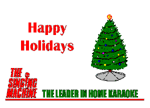 Happy
Holidays

HE
55M TUE lElDEB E1 H1121! W