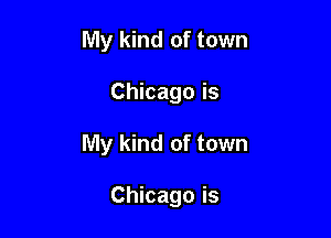 My kind of town

Chicago is

My kind of town

Chicago is