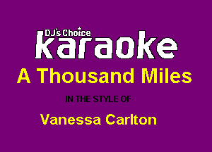 kamakg
A Thousand Miles

Vanessa Carlton