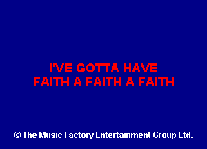 The Music Factory Entertainment Group Ltd.