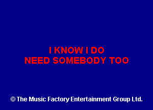 The Music Factory Entertainment Group Ltd.