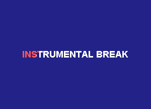 INSTRUMENTAL BREAK