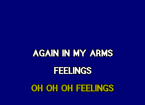 AGAIN IN MY ARMS
FEELINGS
0H 0H 0H FEELINGS