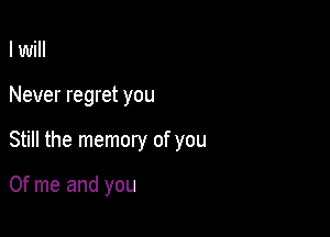 It's still a pad

0f me and you