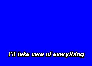 I '1! take care of everything