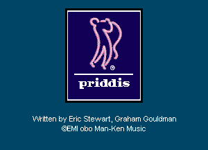 Whtten by Eric Stewart, Graham Oouldman
QEMI obo Men-Ken Must