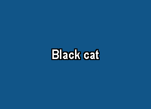 Black cat