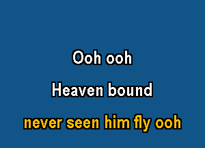Ooh ooh

Heaven bound

never seen him fly ooh