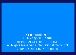 YOU AND ME
0. Richey- B. Sherrm

Q) 1976 ALGE...

IronOcr License Exception.  To deploy IronOcr please apply a commercial license key or free 30 day deployment trial key at  http://ironsoftware.com/csharp/ocr/licensing/.  Keys may be applied by setting IronOcr.License.LicenseKey at any point in your application before IronOCR is used.