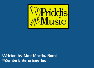 Written by Max Martin, Rami
(920mb!) Enterprises Inc.