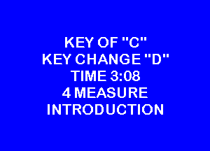 KEYOFC
KEYCHANGED

WME3m8
4MEASURE
INTRODUCHON