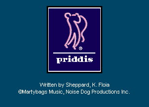 Whiten by Sheppard, K Fiona
thanybags Music, Nmse Dog Productions Inc,