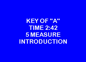 KEY OF A
TIME 2z42

SMEASURE
INTRODUCTION