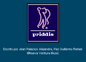 Escrito por Jean Palacios Alejandra, Paz Guillermo Rafael
(?Nueva Venture Music