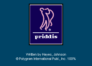 Whtten by Hayes, Johnson
Qwaygxam htemahona! Pub! .Inc 1001,