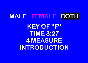 MALE BOTH
KEYOFP'

WMESQ?
4MEASURE
INTRODUCHON