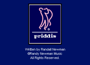 Nmen by Randall Newman
eRandy Newman MUSIC
AI Rigis Resevved