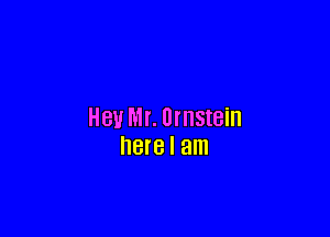 H81! Ml. Urnstein

BIB I am