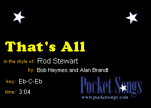 I?
That 's A1111

inme ster or Rod Stewart
by Bob Haymes and Alan Brand!

5153ij cheth

www.pcetmaxu