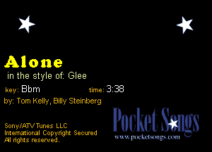 2?

A10 ne
m the style of Glee

key Bbm 1m 3 38
by, Tom Kelly, any Stemberg

SonylATVTunes LLC
Imemational Copynght Secumd
M rights resentedv