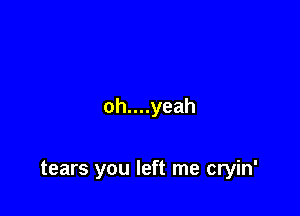 ohnuyeah

tears you left me cryin'