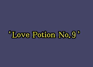 love Potion No.9,