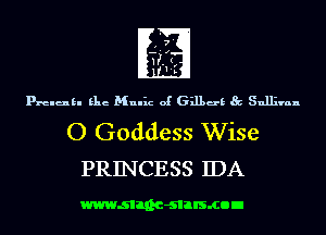 prelukl Elie Mulhz of 631139 Sullivan

0 Goddess Wise
PRINCESS IDA

wwwsllnc-slalsmon
