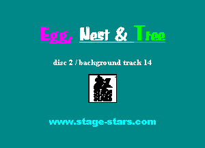 Meagz Free

disc 2 Ibackground track 14

vn'n'l.stage-stars.com