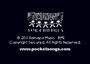 O 20H Romcpo Mm BMI
Copyngm Secured, All Rngs Reserved.

www.pockctsongsmom