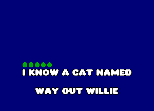 I KNOW a CA? NAMED

WAY OUT WILLIE
