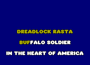 DREADLOCK 80876
BUFFALO SOLDIER

IN THE HEART OF AMERICA