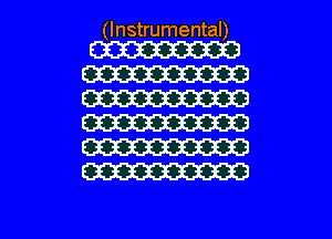 (I nstrumental)

m