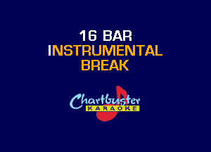 1 5 BAR
INSTRUMENTAL
BREAK

camm