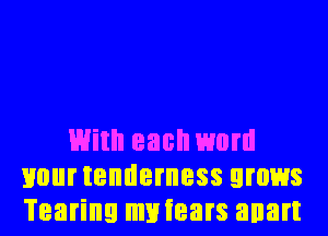 With each word
smunemlerness grows
Tearing mniears anart