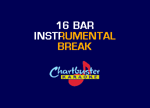 1 5 BAR
INSTRUMENTAL
BREAK

camm