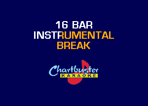 1 5 BAR
INSTRUMENTAL
BREAK

camm