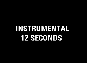 INSTRUMENTAL

12 SECONDS