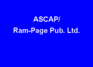 ASCAPI
Ram-Page Pub. Ltd.