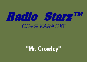 Mr. Crowley