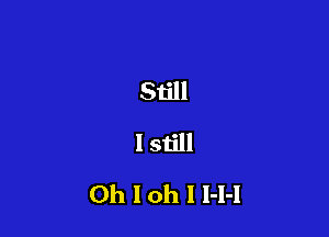 Still
ls H

OhlohILLI