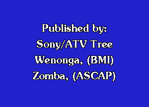 Published bgn
SonWATV Tree

Wenonga, (BMI)
Zomba, (ASCAP)