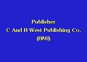 Publisher
C And B Wat Publishing Co.

(BM!)